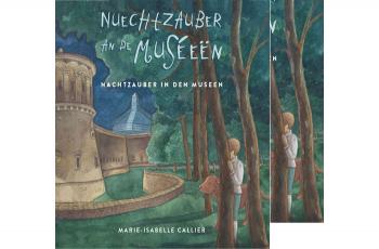 [Lot de 2] Livre bilingue "Nuechtzauber an de Muséeën" (DE/LU) 